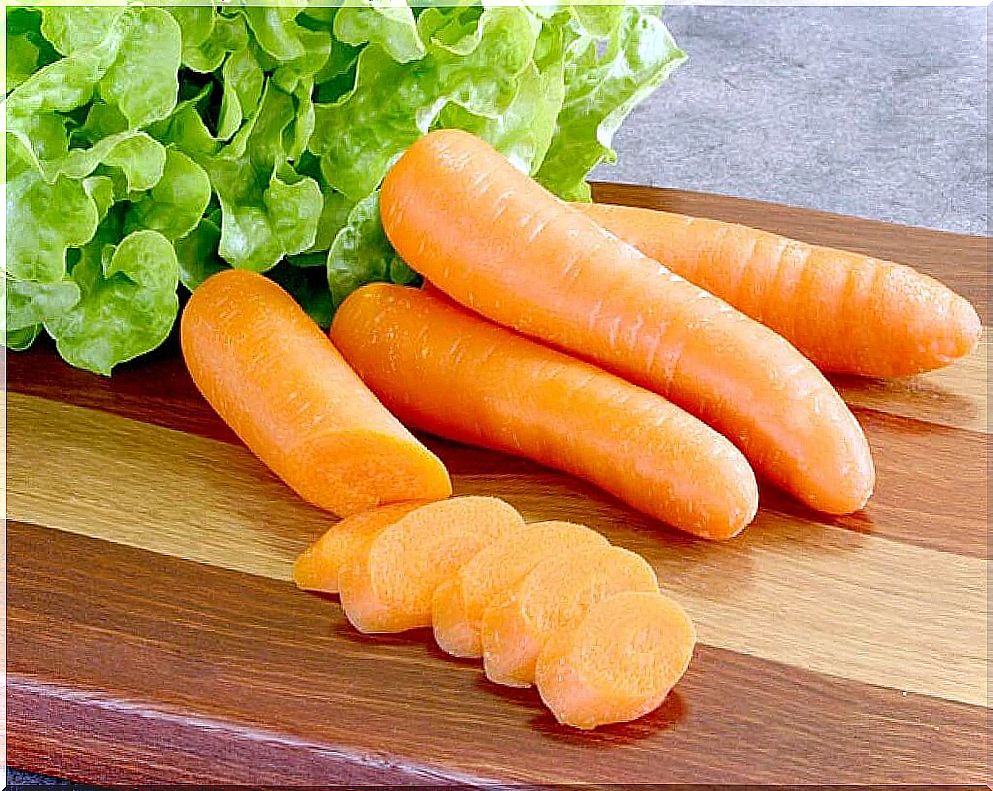 Carrots are one of the foods rich in potassium