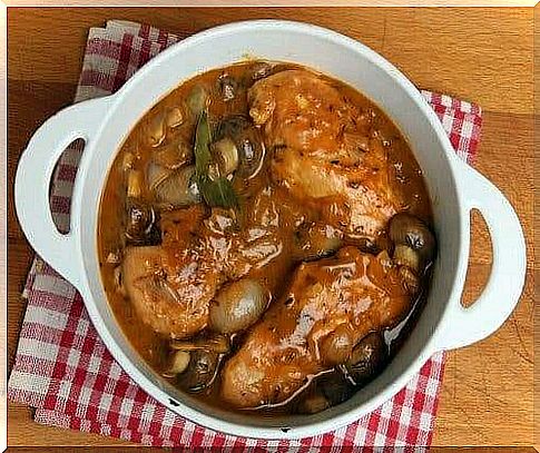 Chicken recipes with mushrooms: chicken, mushrooms and mustard