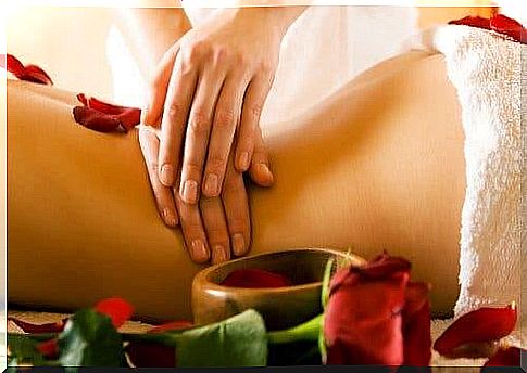The atmosphere of erotic massage