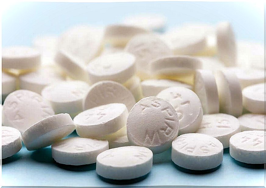 Aspirin tablets. 